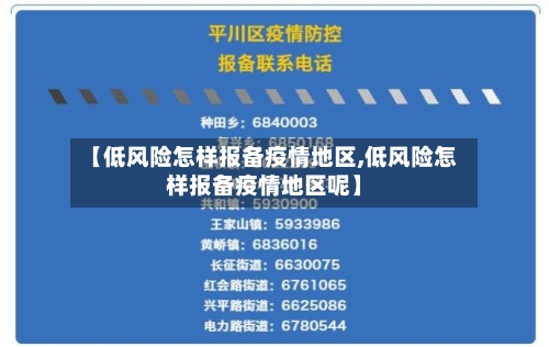 【低风险怎样报备疫情地区,低风险怎样报备疫情地区呢】