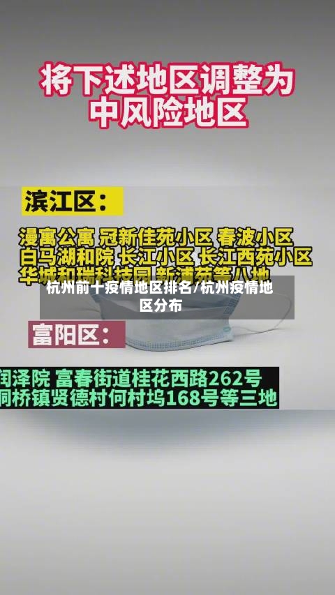 杭州前十疫情地区排名/杭州疫情地区分布