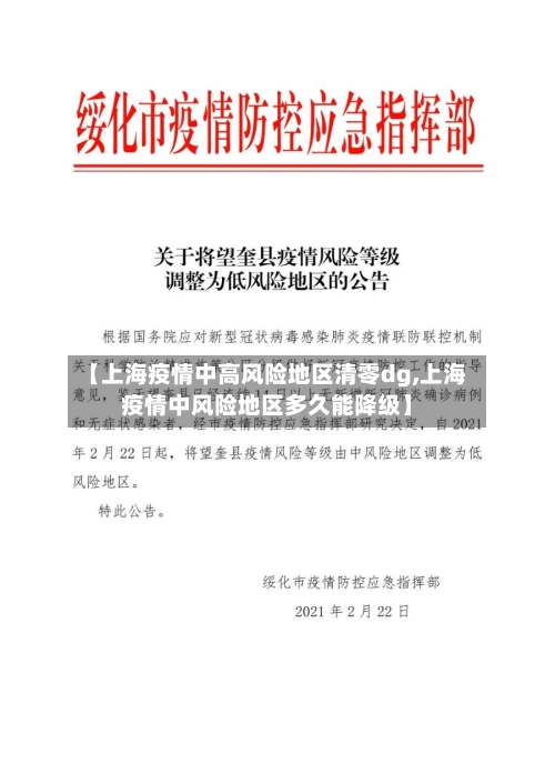 【上海疫情中高风险地区清零dg,上海疫情中风险地区多久能降级】-第2张图片