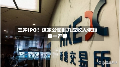 三冲IPO！这家公司超九成收入依赖单一产品-第3张图片