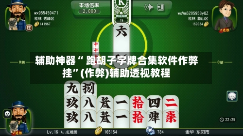 辅助神器“ 跑胡子字牌合集软件作弊挂”(作弊)辅助透视教程