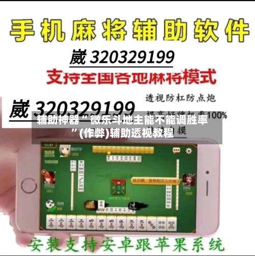 辅助神器“ 微乐斗地主能不能调胜率”(作弊)辅助透视教程-第2张图片