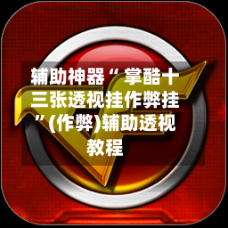辅助神器“ 掌酷十三张透视挂作弊挂”(作弊)辅助透视教程-第2张图片