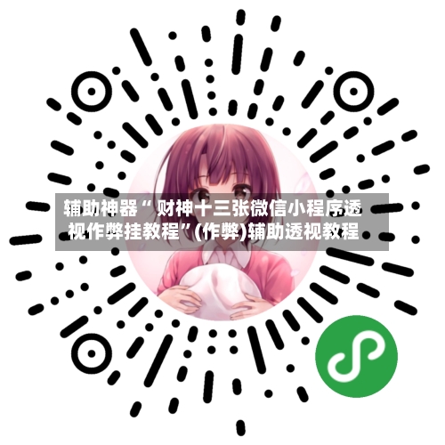 辅助神器“ 财神十三张微信小程序透视作弊挂教程”(作弊)辅助透视教程-第2张图片