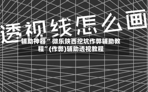 辅助神器“ 微乐陕西挖坑作弊辅助教程”(作弊)辅助透视教程-第3张图片