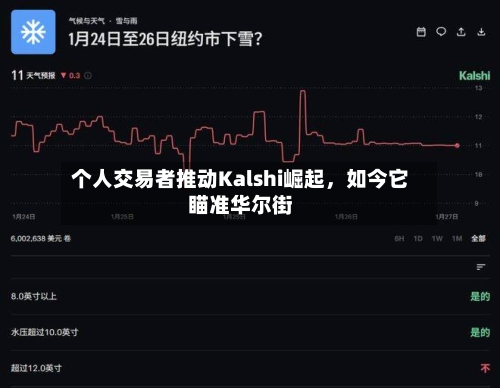 个人交易者推动Kalshi崛起，如今它瞄准华尔街-第1张图片