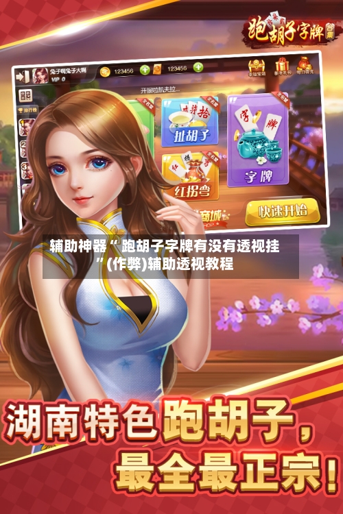 辅助神器“ 跑胡子字牌有没有透视挂”(作弊)辅助透视教程-第2张图片