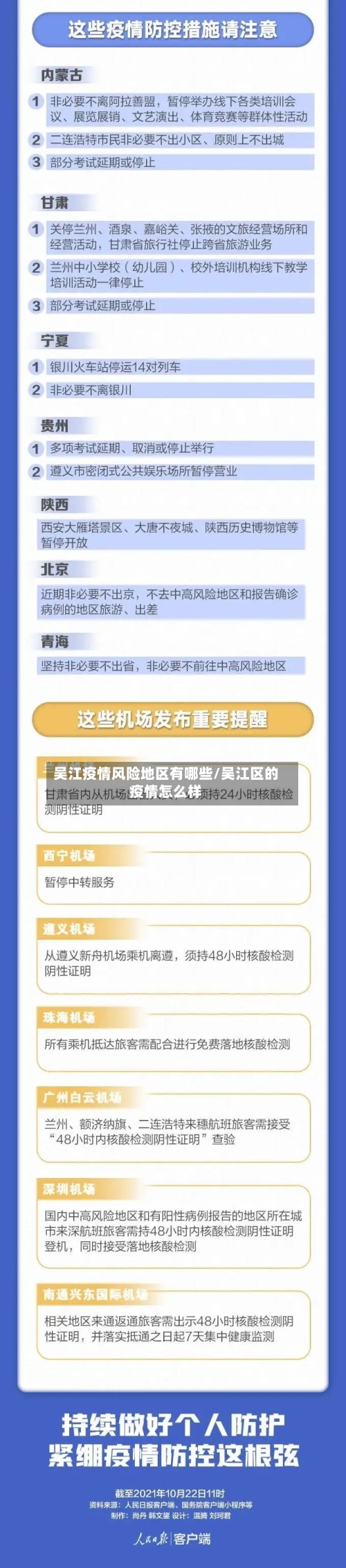 吴江疫情风险地区有哪些/吴江区的疫情怎么样
